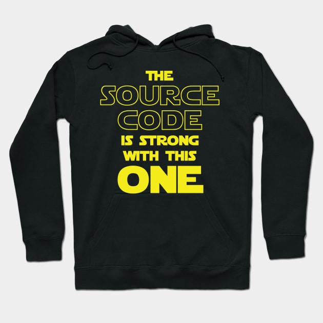 THE SOURCE CODE IS STRONG WITH THIS ONE Hoodie by tinybiscuits